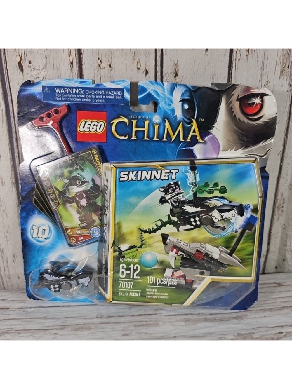 Lego Chima SKUNK ATTACK 70107 Skinnet 101 Pieces FACTORY SEALED New